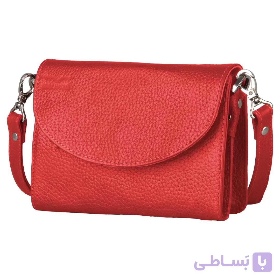 کیف دوشی چرم طبیعی آروین چرم کد AR-116 — تصویر 1