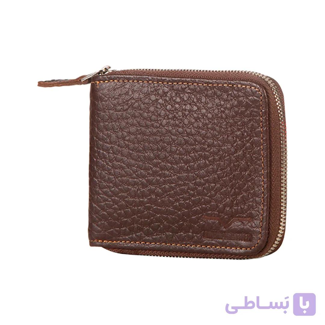 کیف پول چرم طبیعی آروین چرم کد AR-290 — تصویر 1