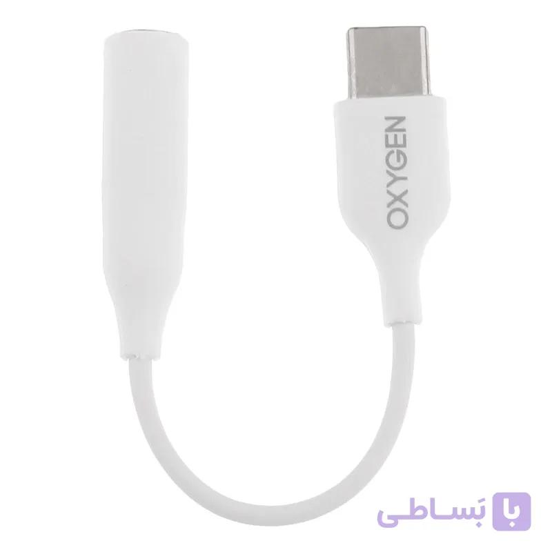 تبدیل USB-C به جک 3.5 میلی متری اکسیژن مدل R-3