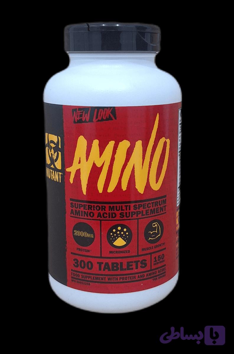 آمینو اسید قرصی متانت (Mutant Amino) ۳۰۰ قرص ۱۵۰ سروینگ