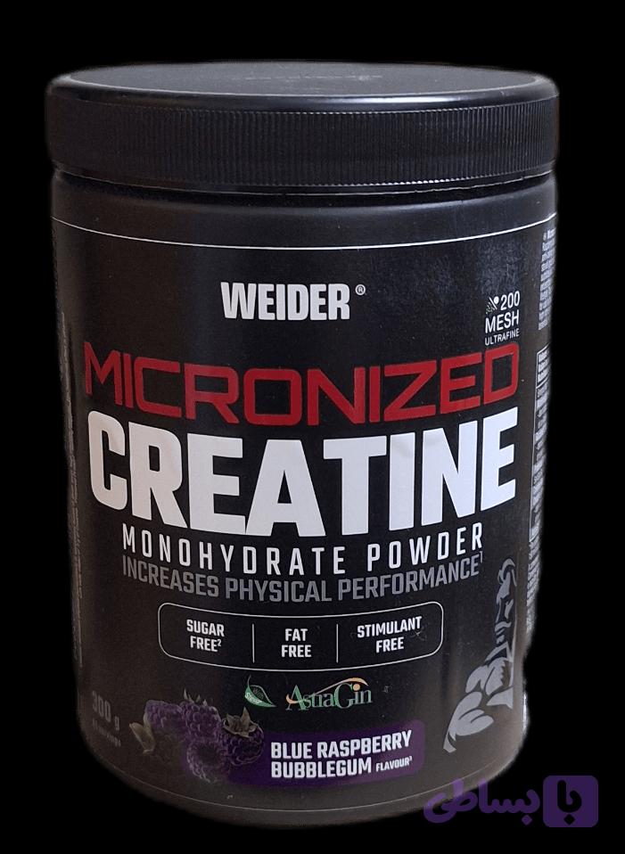 کراتین میکرونایز طعم‌دار ویدر (Weider Micronized Creatine) ۳۰۰ گرم