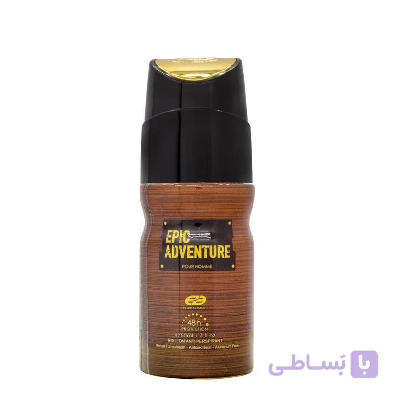 مام رول مردانه عماد آرا مدل EPIC ADVENTURE حجم ۵۰ میلی‌لیتر — تصویر 1
