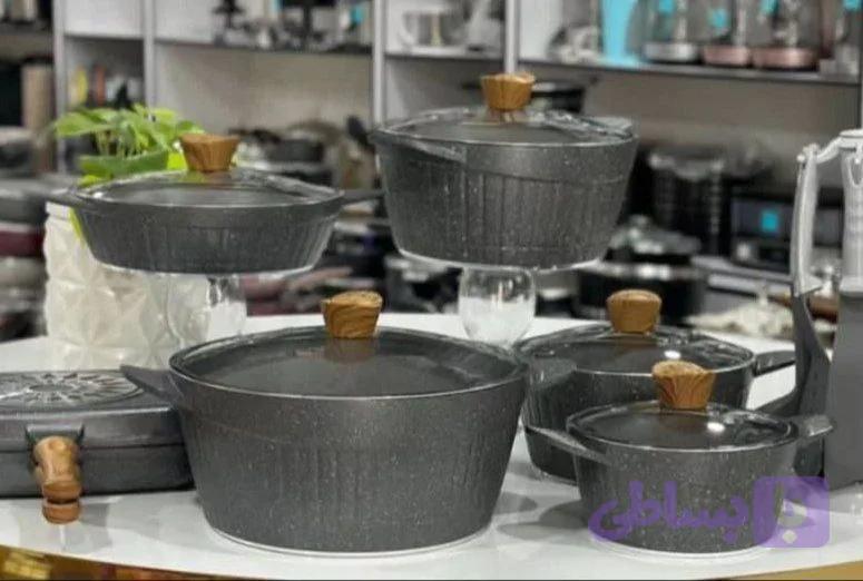 سرویس ۲۲پارچه چدن گرانیتی