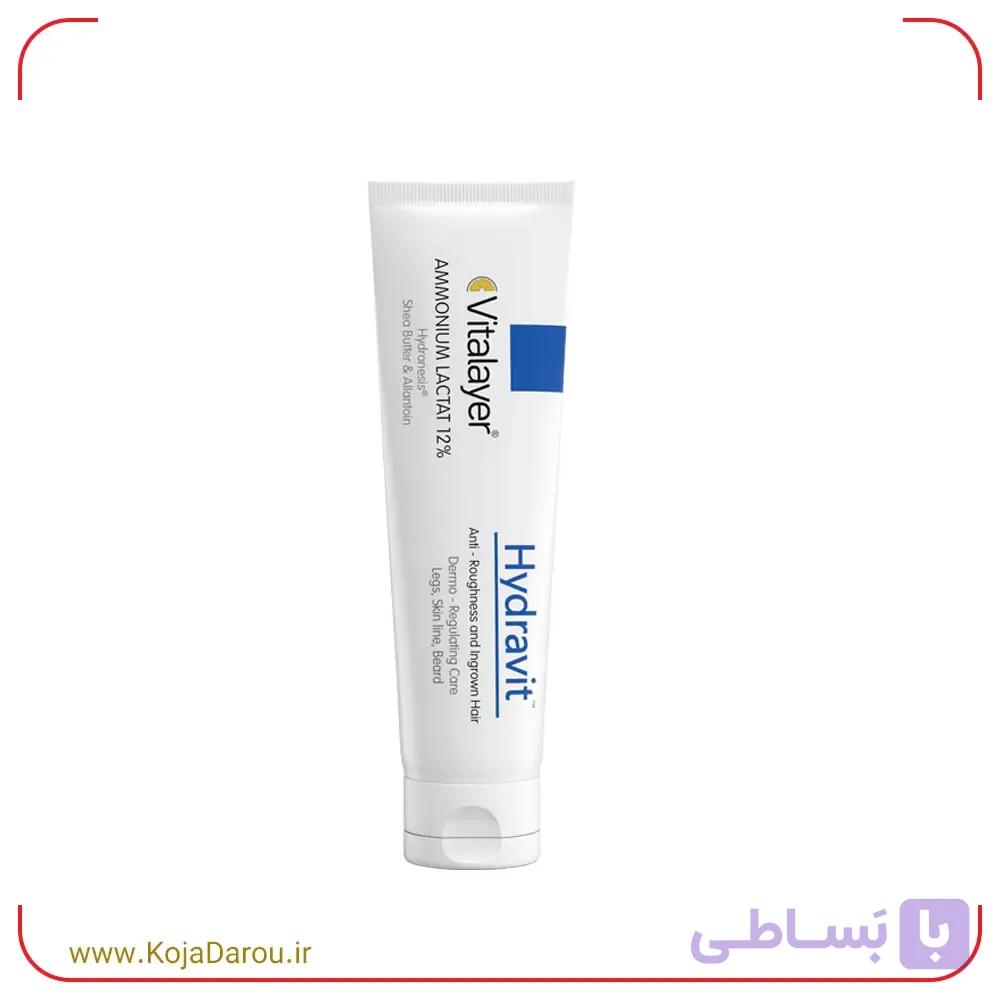 کرم آمونیوم لاکتات 12 درصد هیدراویت ویتالیر Vitalayer حجم 100 میلی لیتر