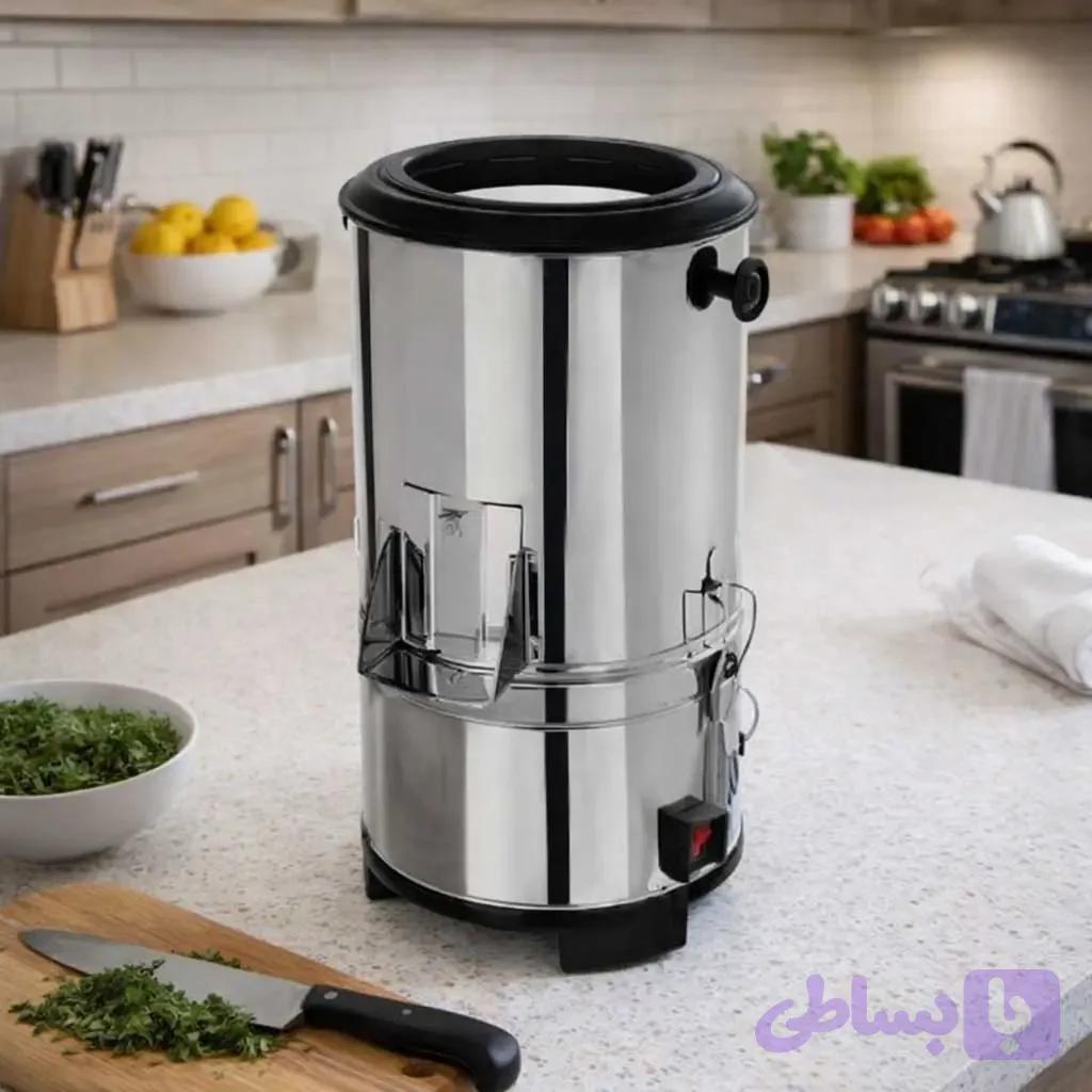 سبزی خردن4 کیلویی کیمیا رنگ استیل — تصویر 1