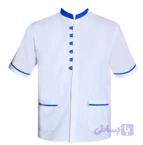 لباس فرم رستورانی( رنگ سفید و قرمز)