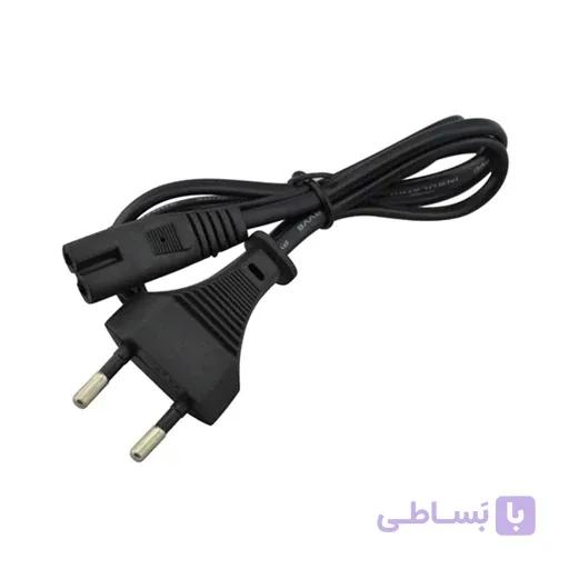 کابل برق دو پین(سیم دوچاک)با طول 120سانتی متر — تصویر 1
