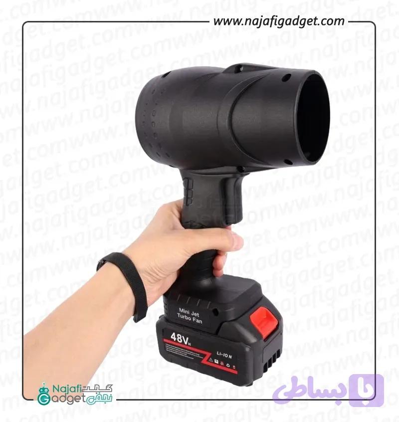 جت فن شارژی 48 ولت دو باتری با کیف حمل – دمنده قدرتمند صنعتی — تصویر 1
