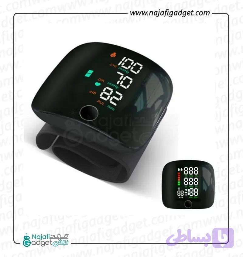 فشارسنج سخنگو فارسی مچی شارژی با نمایشگر LED و سنجش ضربان قلب (Wrist Electronic Sphygmomanometer) — تصویر 1