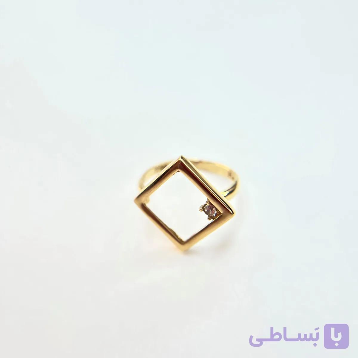انگشتر بی نهایت (نگین دار) - خرید طلا آنلاین با کمترین اجرت
