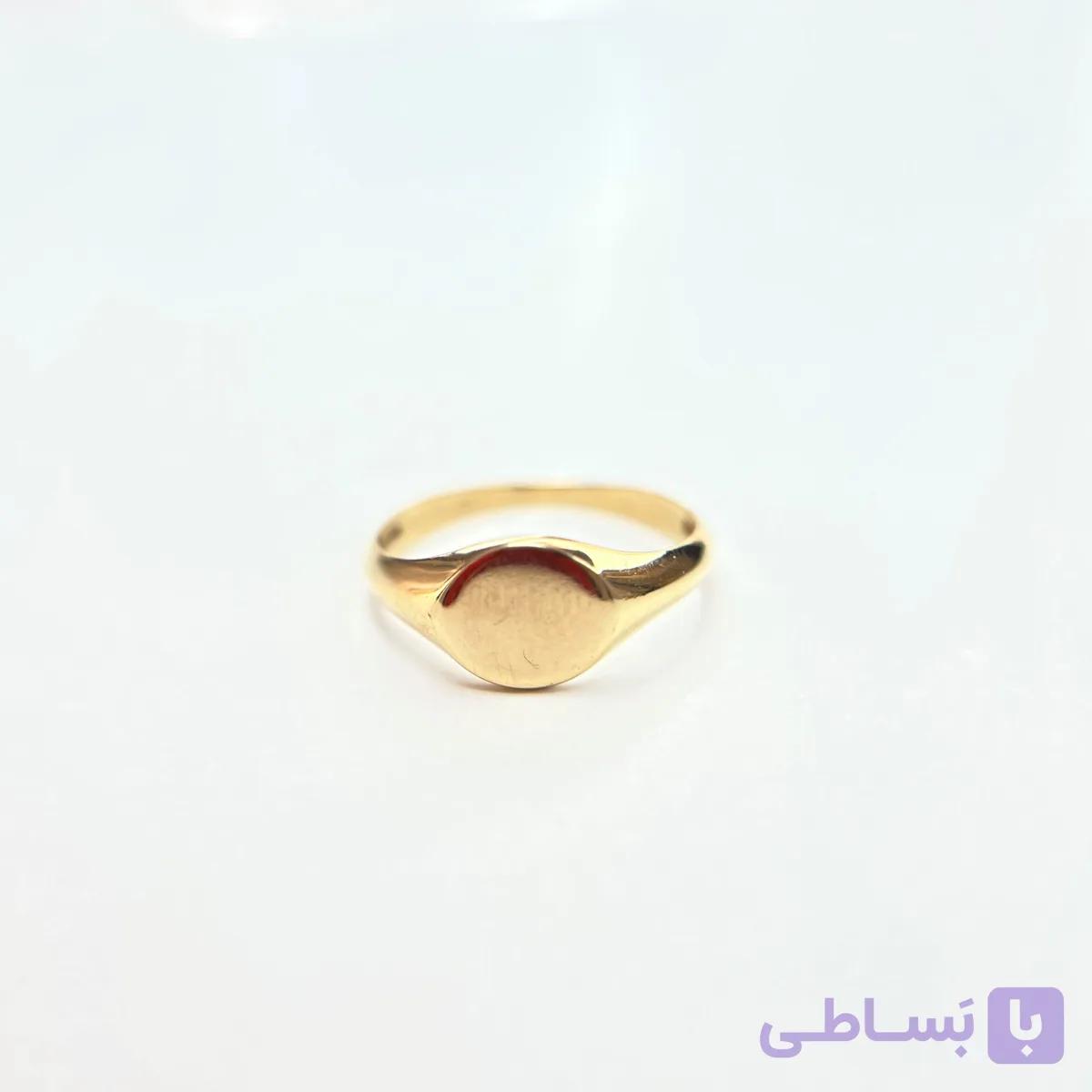 انگشتر اسپرت دایره ای - خرید طلا آنلاین با کمترین اجرت