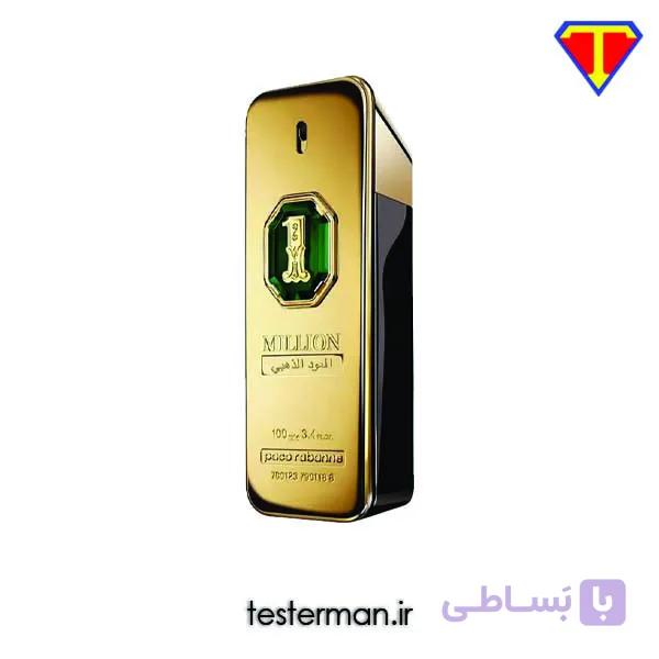 تستر ادکلن مردانه پاکو رابان 1 میلیون گلدن عود paco rabanne 1 Million Golden Oud