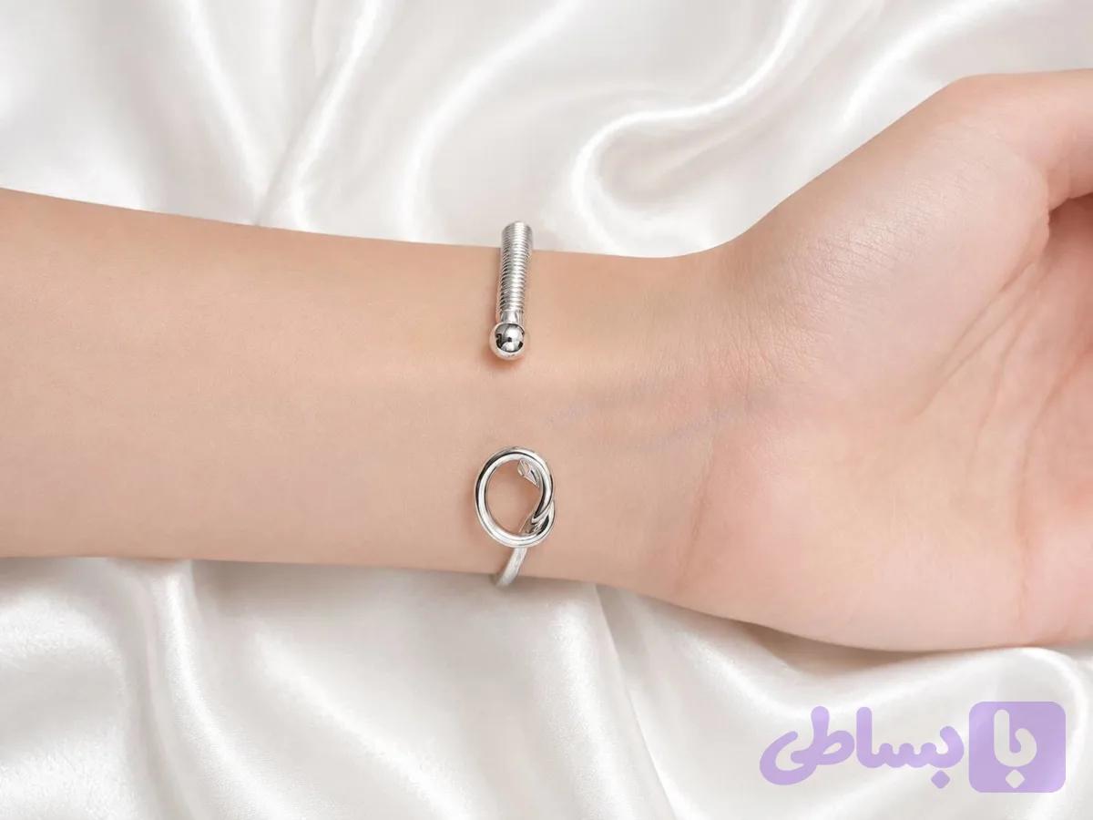 بنگل سیلور ابکاری نقره (کد 6HM0W)