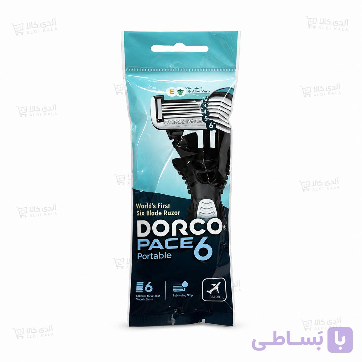 ژیلت دورکو ۶ لبه PACE6 بسته 10 عددی — تصویر 1