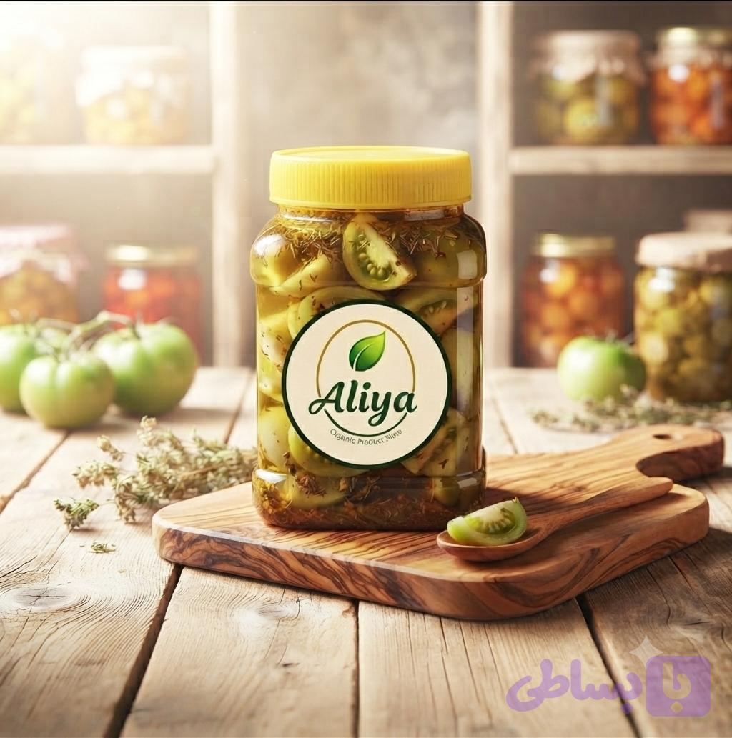 ترشی گوجه فرنگی کال خانگی 1400 گرمی
