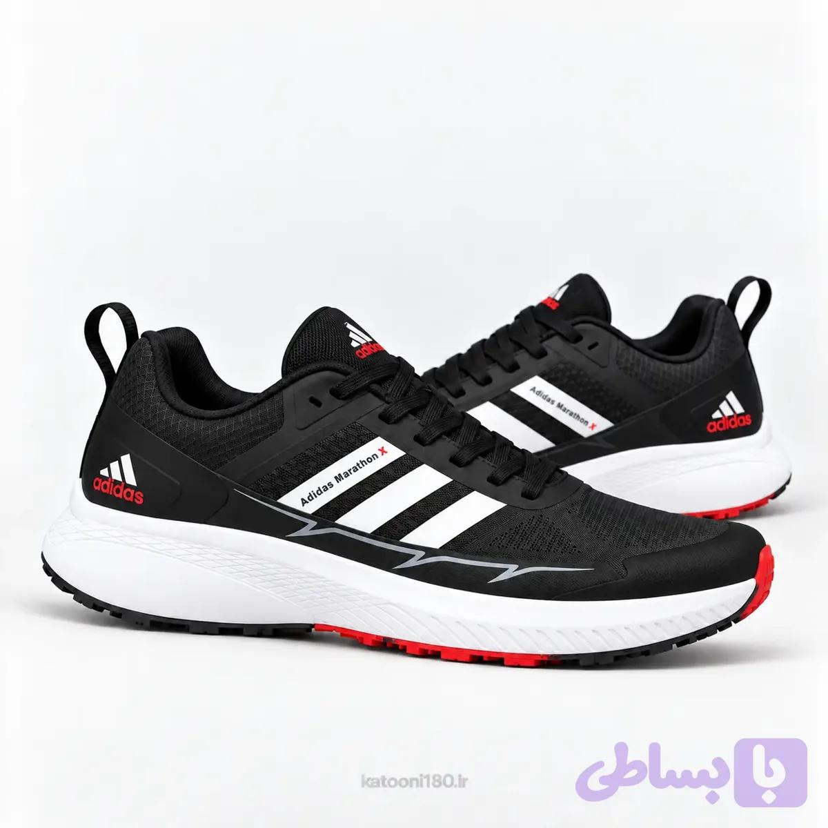 کتونی آدیداس ماراتن ایکس مشکی Adidas Marathon X Black — تصویر 1