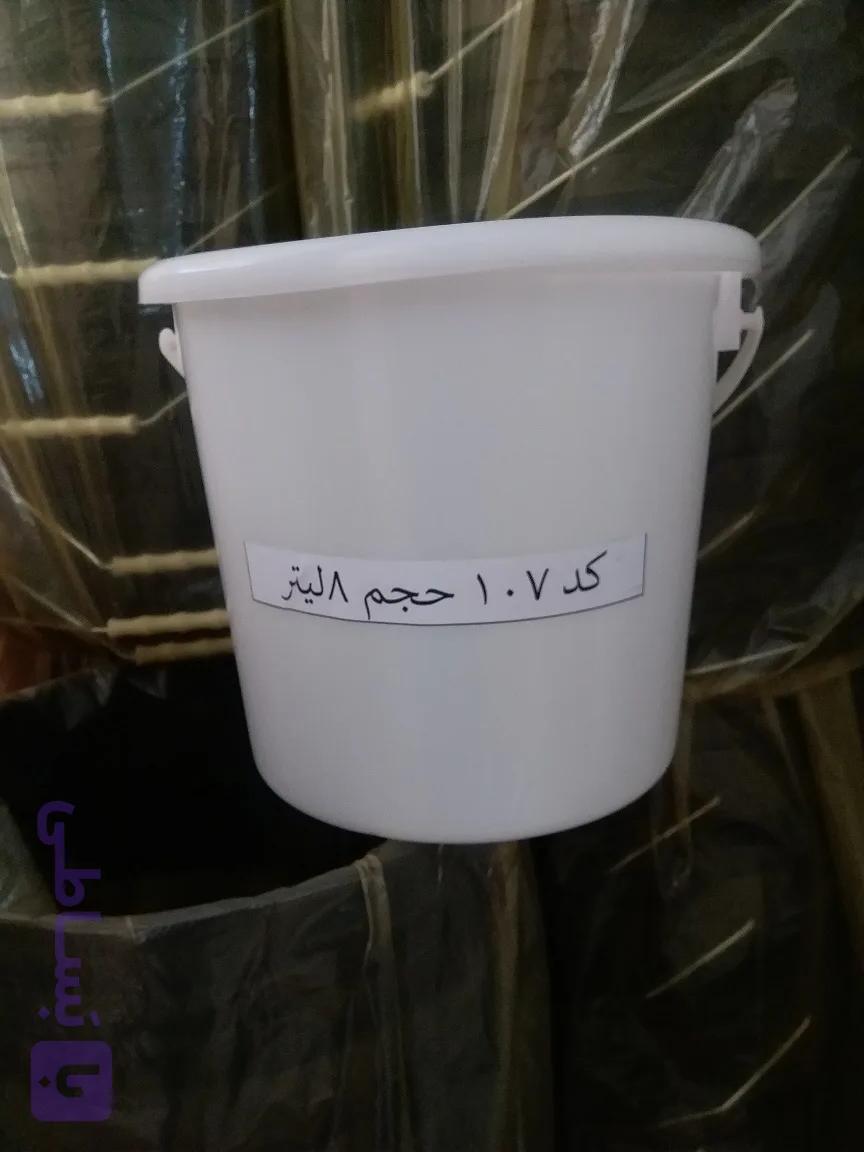 سطل 8 لیتری کد 107(بسته 10عددی)