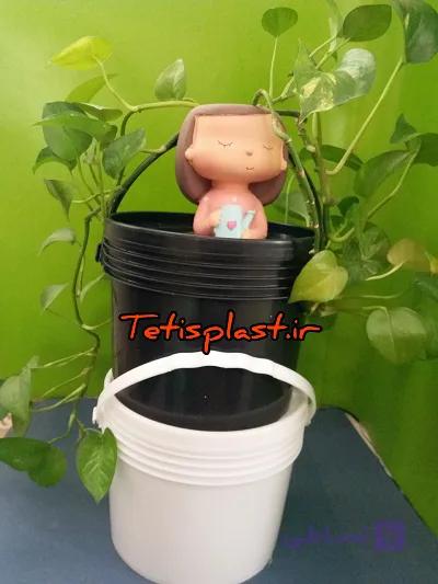 سطل3/5 لیتری مشکی(بسته 10 عددی)