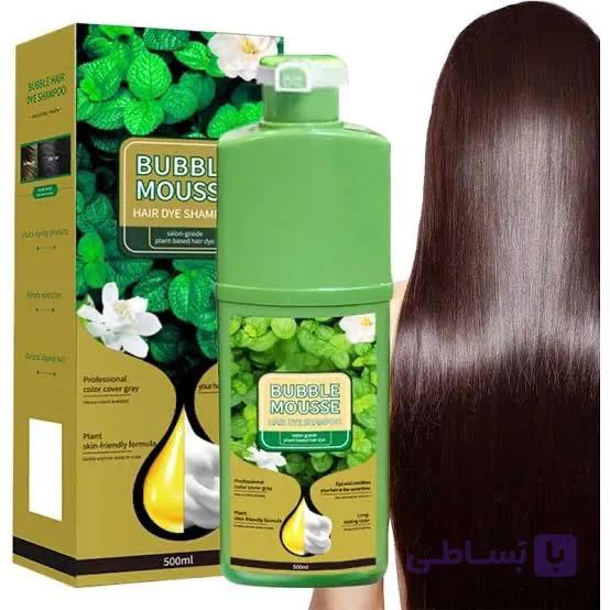 شامپو رنگ موی گیاهی Bright Face Bubble Mousse | رنگ و مراقبت هم‌زمان با فرمول طبیعی — تصویر 1
