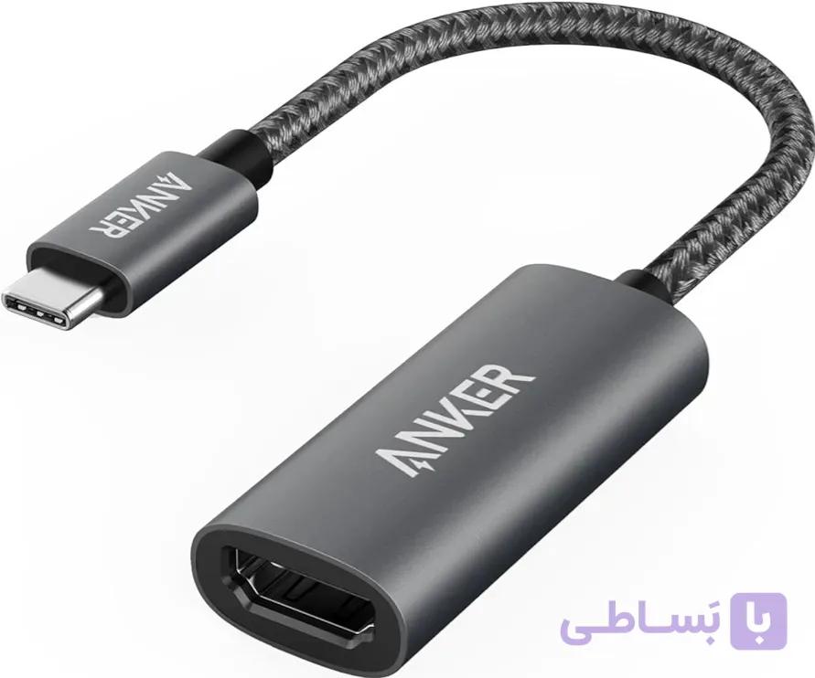 طول 15 سانتی متر Anker HUB USB_C TO HDMI A8312 Gray — تصویر 1
