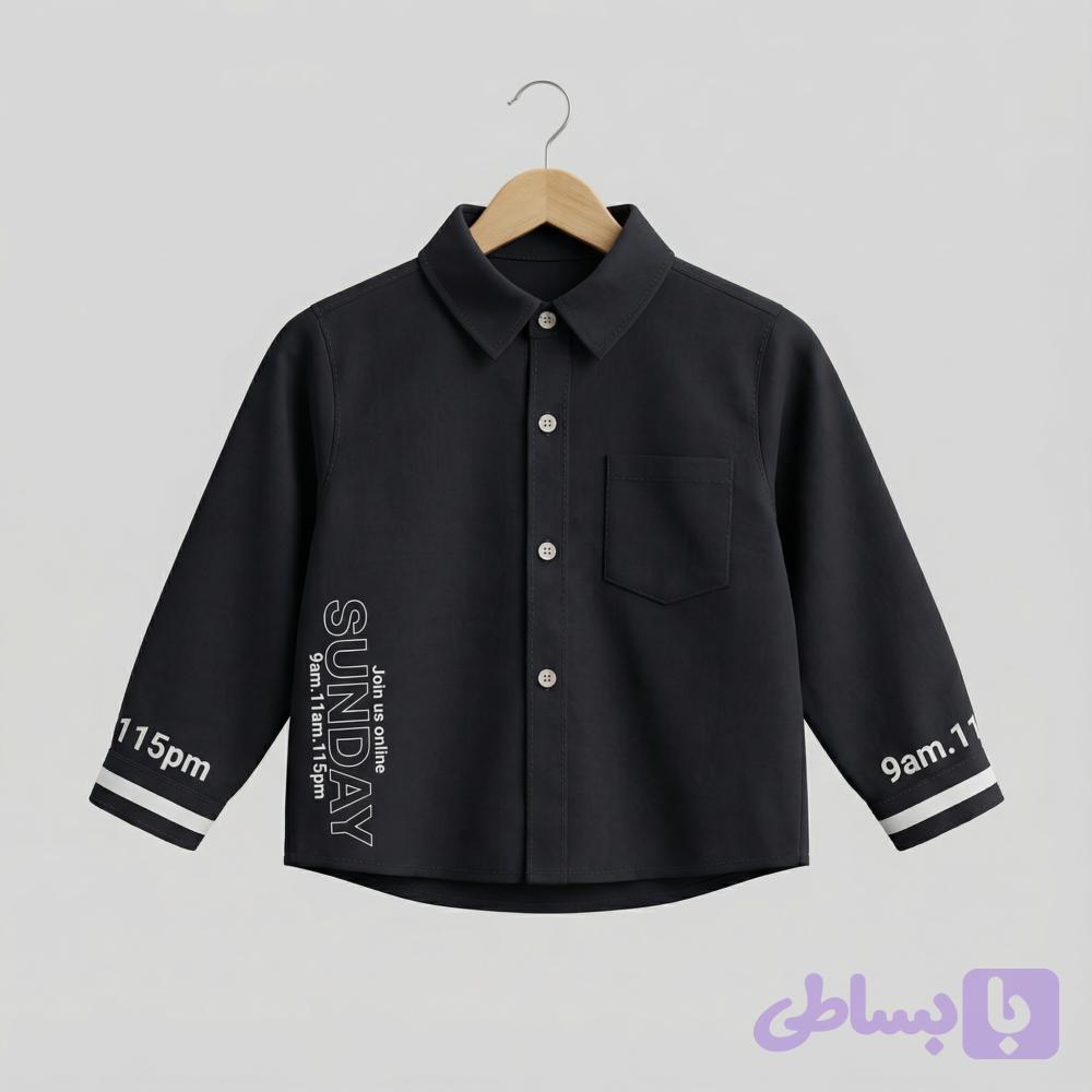 پیراهن آستین بلند بچگانه (وارداتی) — تصویر 1
