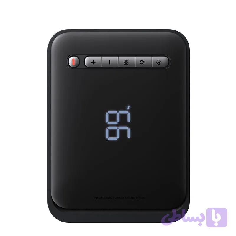 جامپ استارتر و پمپ باد خودرو بیسوس مدل Baseus BS-CH003 ظرفیت 8000 میلی آمپر — تصویر 1