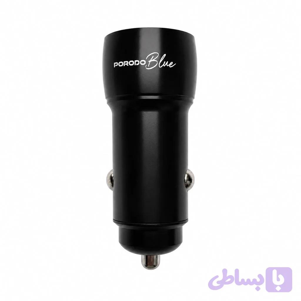شارژر فندکی 60 وات 2 پورت پرودو مدل PBCCR50BK USB-C — تصویر 1