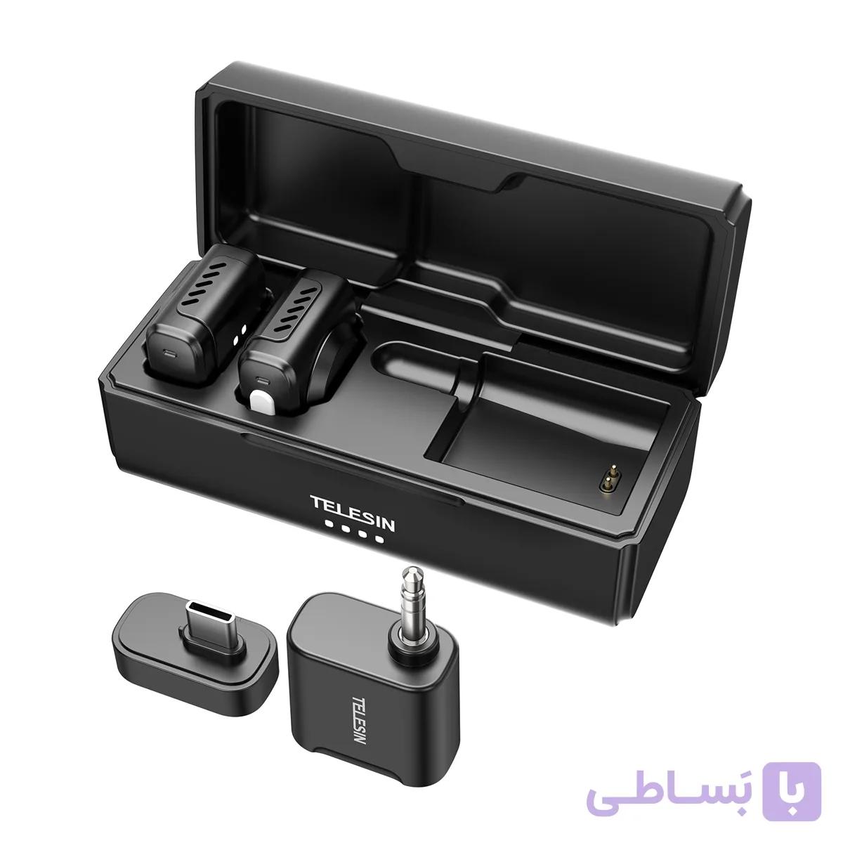 میکروفن بی‌سیم تلسین مدل P5‑MCP‑14 با درگاه اتصال لایتنینگ — تصویر 1