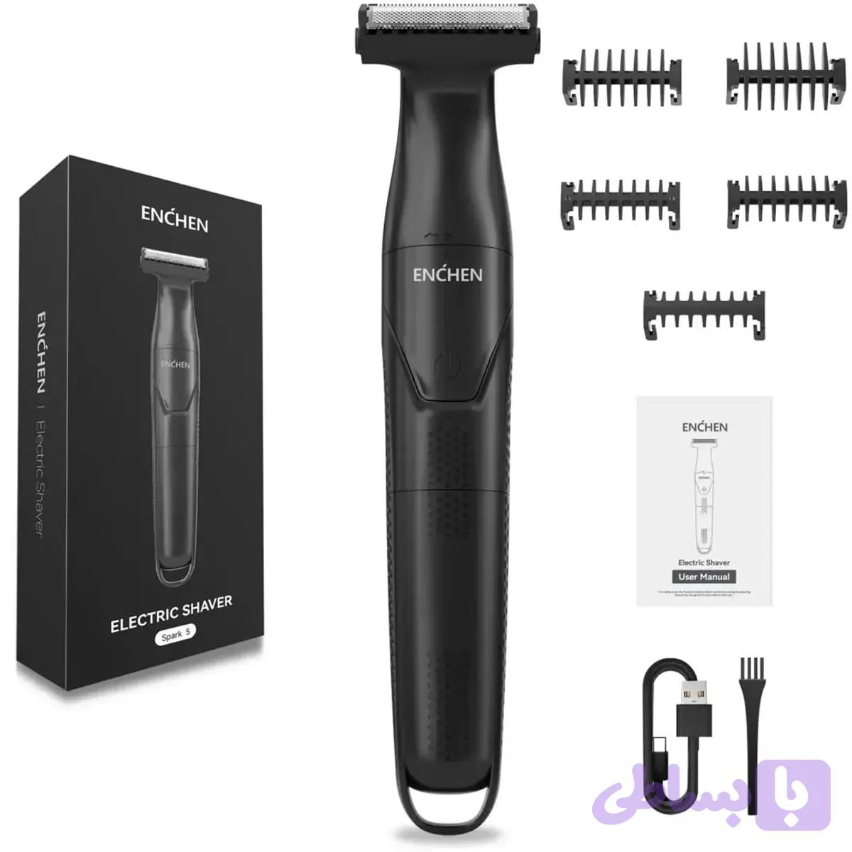 ریش‌تراش و اصلاح بدن برقی انچن مدل Enchen Spark 5 — تصویر 1
