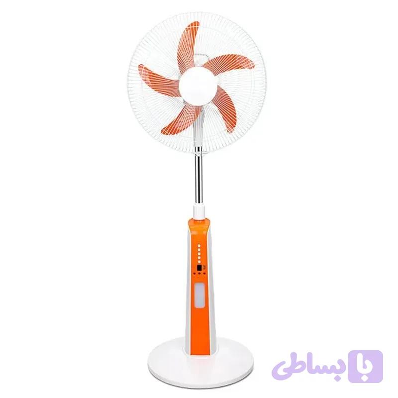 پنکه ایستاده شارژی 18 اینچ ویداسی مدل weidasi WD-248 با چراغ LED — تصویر 1