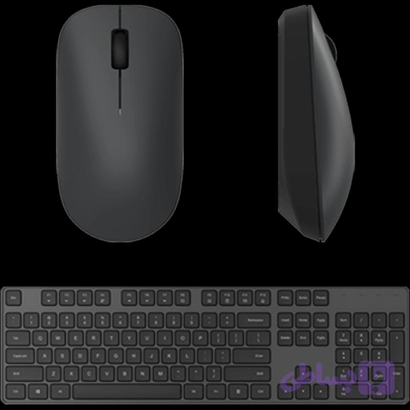 ست کیبورد و ماوس بی‌سیم شیائومی مدل Xiaomi Wireless Keyboard and Mouse Combo 3 WXJS03YM گلوبال — تصویر 1