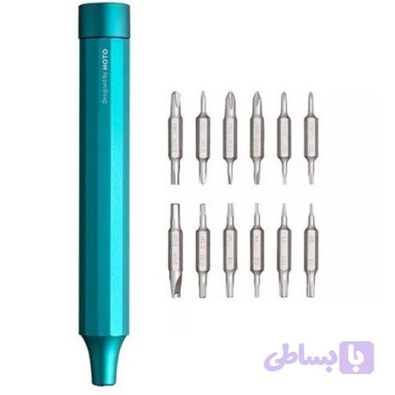 پیچ‌گوشتی دقیق ۲۴ کاره هوتو مدل HOTO QWLSD004 با بیت‌های فولاد S2 — تصویر 1