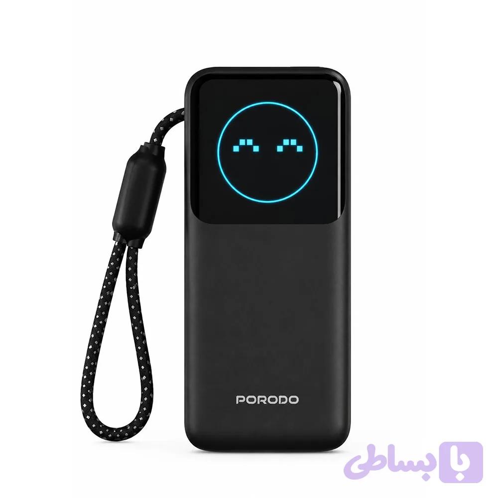 پاوربانک 100 وات پرودو مدل POLO PBFCH0102 ظرفیت 10000 میلی‌آمپرساعت به همراه کابل USB-C — تصویر 1