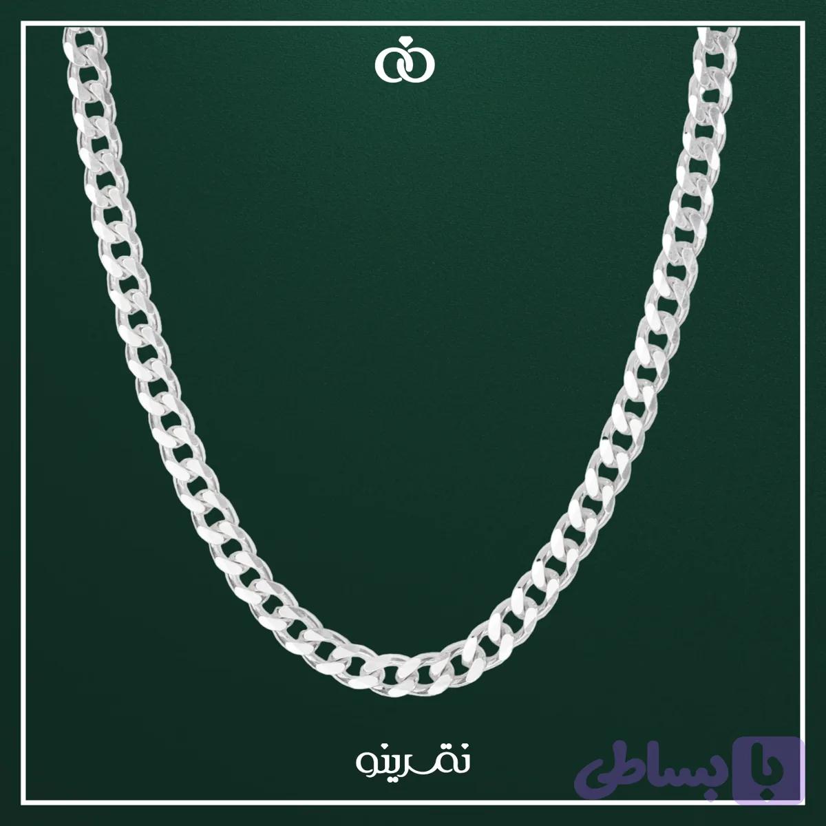 گردنبند نقره مردانه ترک مدل KEM T16 T
