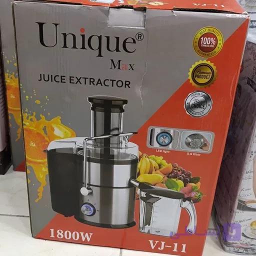 آبمیوه گیری تک کاره یونیک اصل مدل VJ-11 — تصویر 1