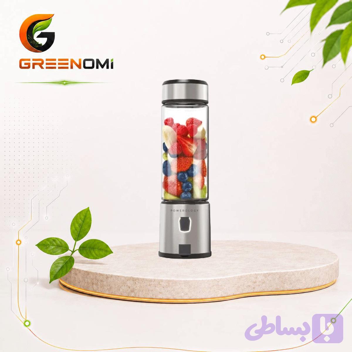 میکسر قابل حمل پاورولوژی مدل Powerology P6BPJBK PORTABLE JUICER