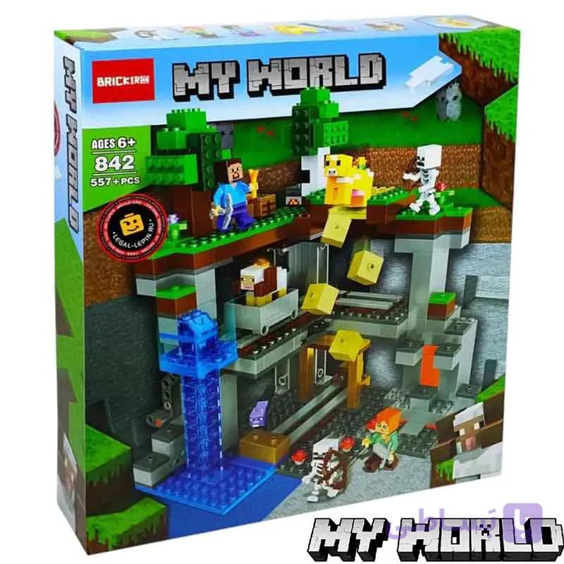 ساختنی لگو ماینکرافت مدل Brick My World 842
