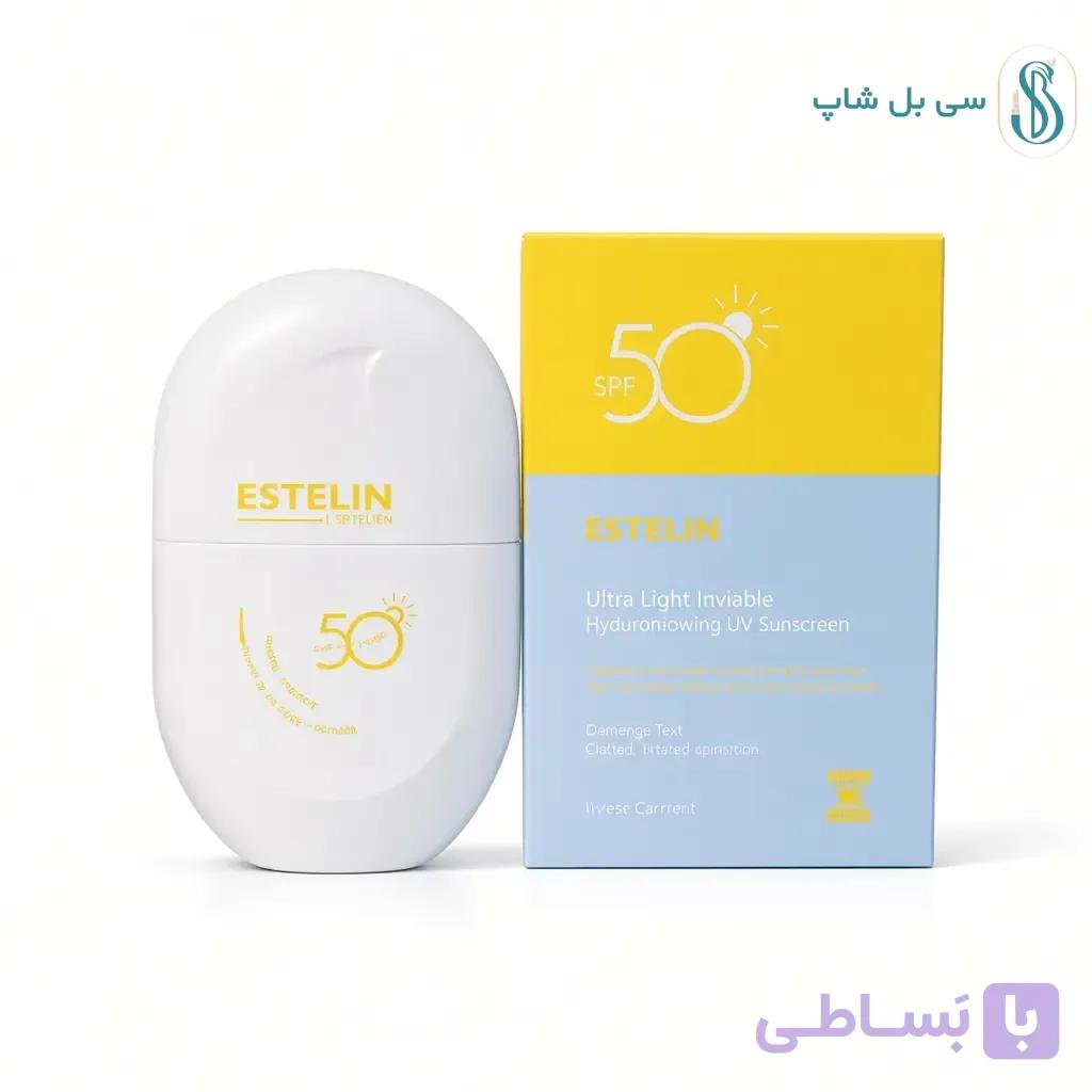 ضد آفتاب هیالورونیک اسید استلین SPF50 اصل | + تشخیص فیک و اصل — تصویر 1