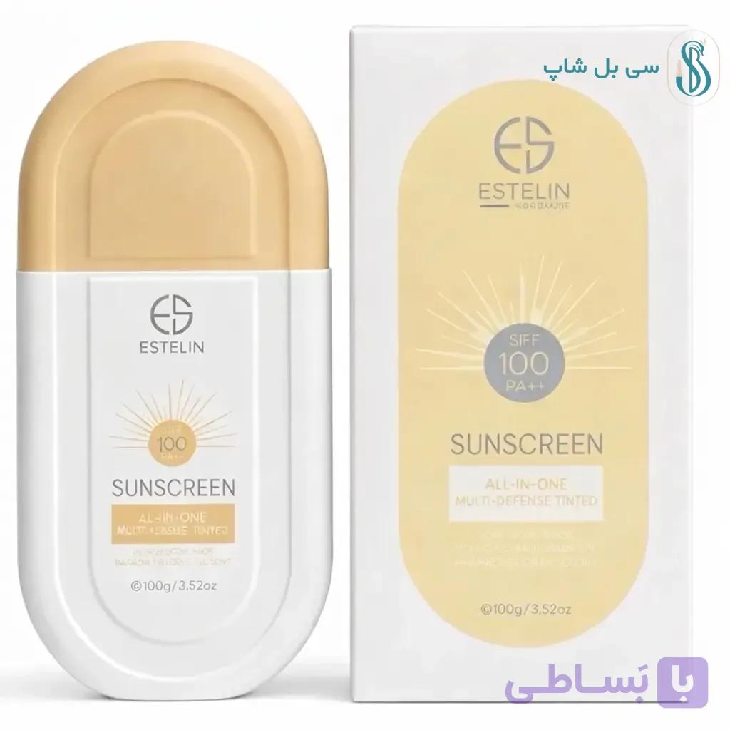 کرم ضد آفتاب رنگی استیلن SPF 100 | خرید اصل — تصویر 1