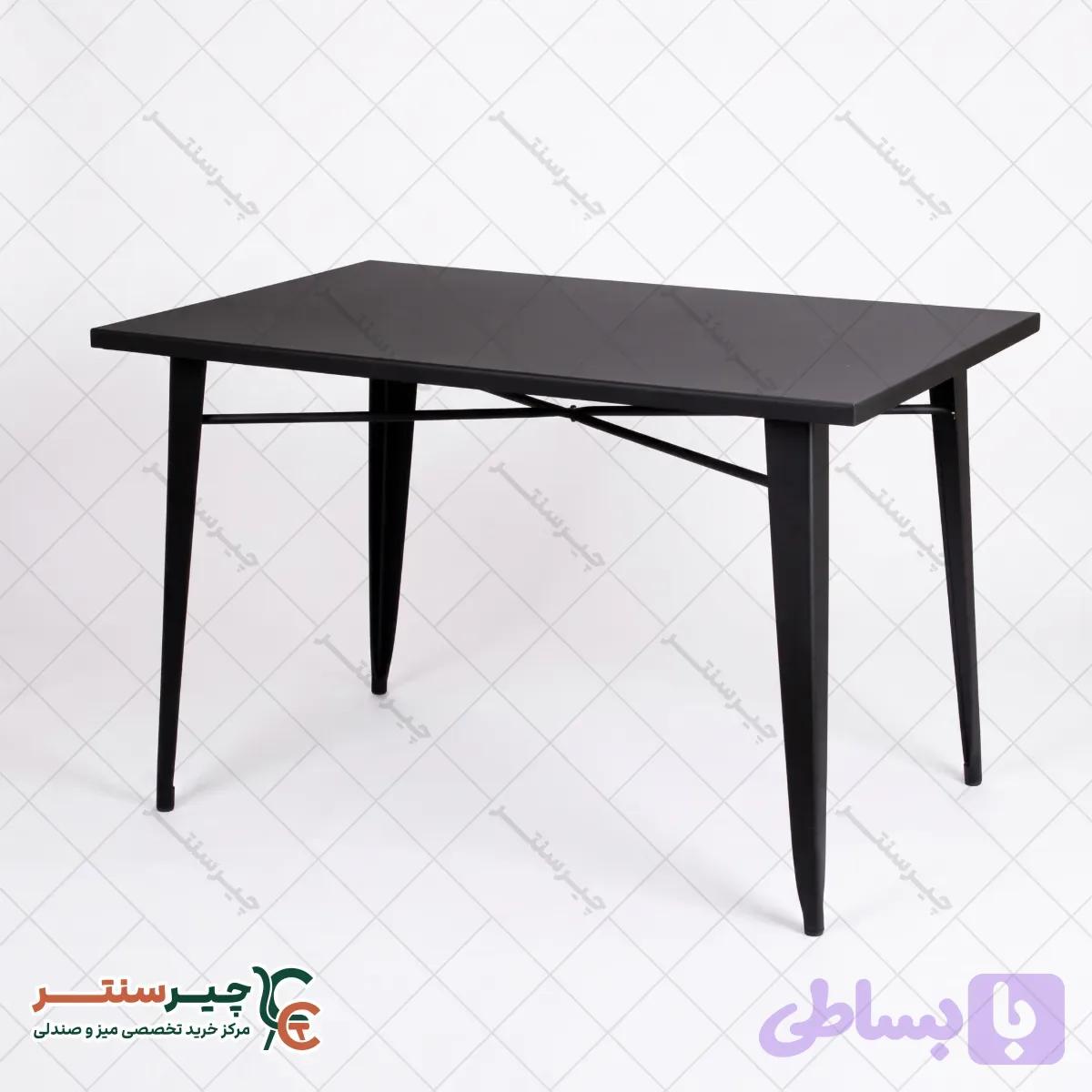 میز کافه رستوران شش نفره تولیکس - ضد آب و فلزی - چیرسنتر
