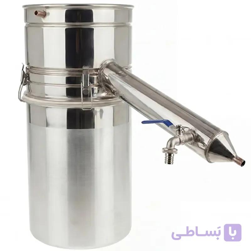 گلاب گیر 50 لیتری لوله بلند (دستگاه تقطیر) استیل مدل TB-G50L