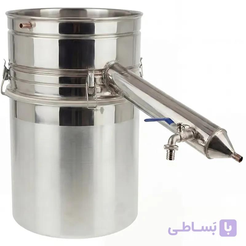گلاب گیر 120 لیتری لوله بلند (دستگاه تقطیر) استیل مدل TB-G120L