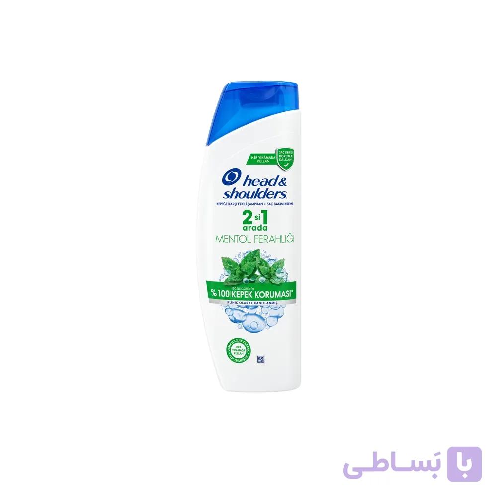 شامپو نرم کننده و ضد شوره هد اند شولدر 350 ميل Head & Shoulders مدل in 2-1 Menthol Fresh Anti-Dandruff Shampoo & Conditioner
