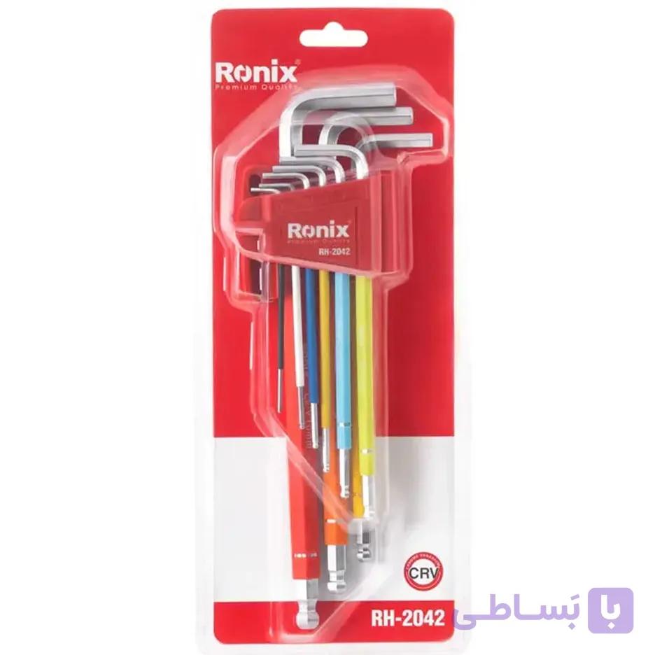 آچار آلن 6 گوش بلند رونیکس مدل RH-2042 — تصویر 1