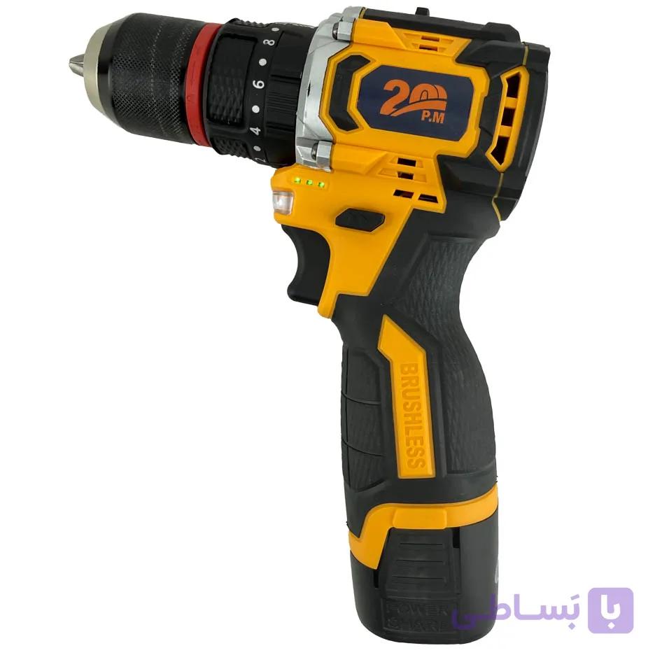 دریل شارژی 13 میلیمتر بیست مدل DCE16Z (پک 4 عددی) — تصویر 1