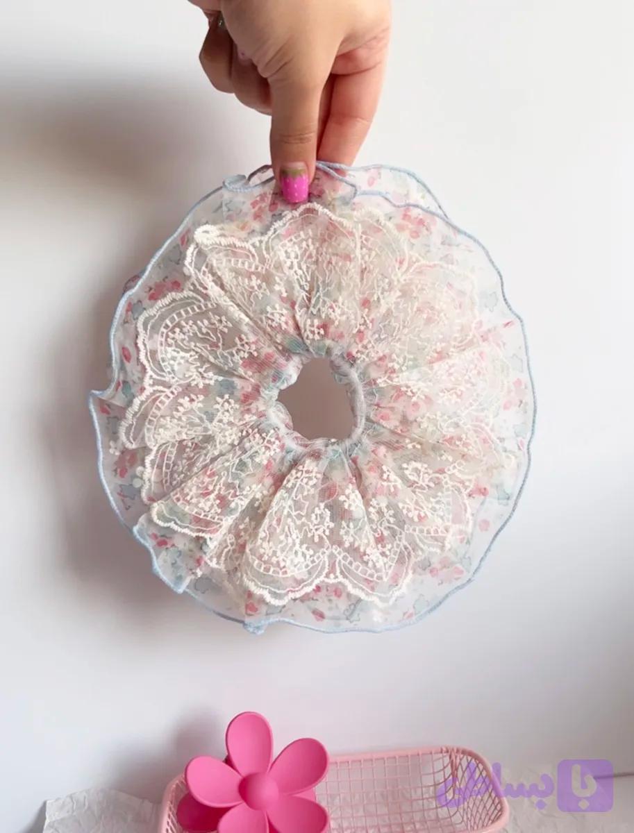 اسکرانچی حریر و دانتل 💖