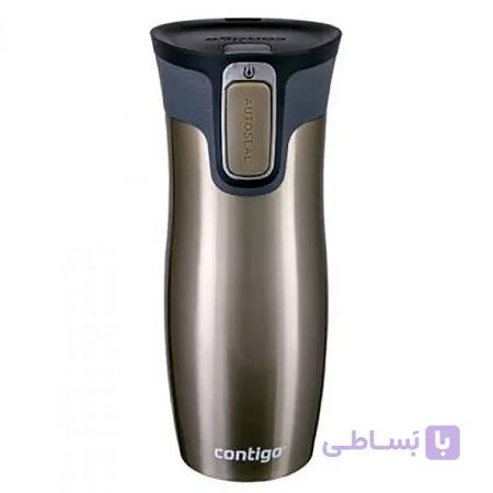 ماگ سرد و گرم  وست لوپ قهوه ای کانتیگو  Contigo AUTOSEAL® West Loop 470ml — تصویر 1