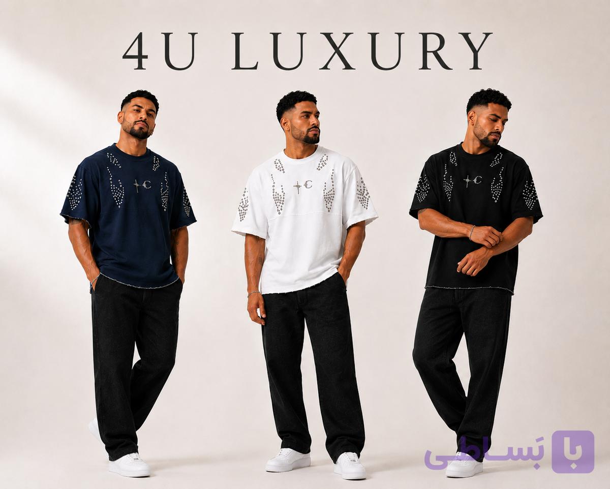 تیشرت مردانه thug vlub طرح نگین