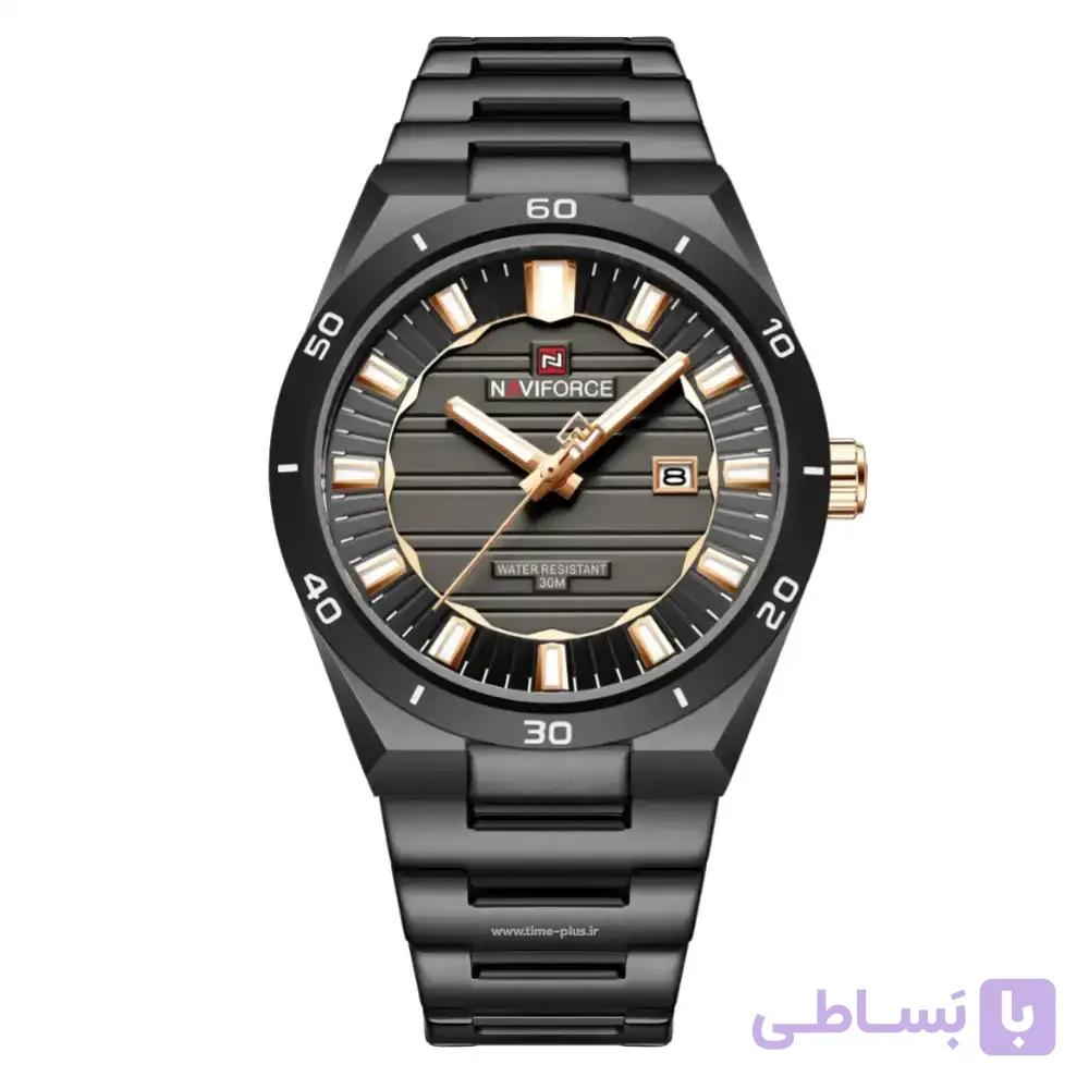 ساعت نیوی فورس مردانه مشکی اورجینال مدل NF9268 — تصویر 1