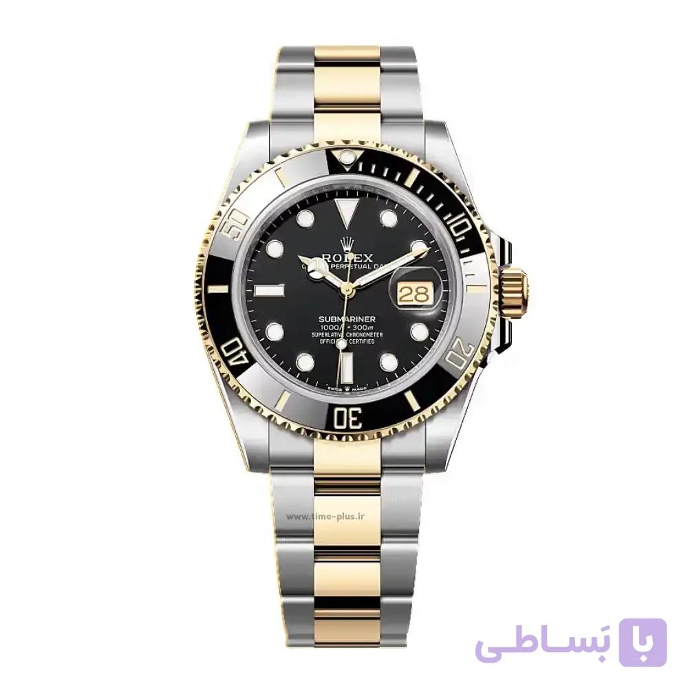 ساعت رولکس ساب مارینر نقره ای و طلایی — تصویر 1